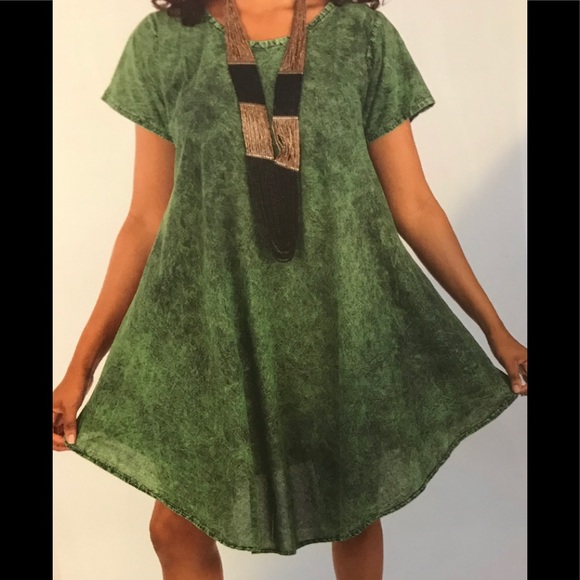 Sacred Threads Dresses & Skirts - 219-442 CL/GY 01.  Sacred Threads Dress/Tunic